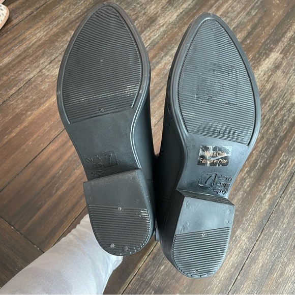 Jeffrey Campbell Havana Last Stormy Matte Point Toe Chelsea Rain Boot Women’s 7 - Picture 8 of 13